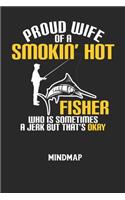 PROUD WIFE OF A SMOKIN' HOT FISHER WHO IS SOMETIMES A JERK BUT THAT'S OKAY - Mindmap