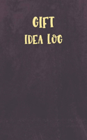 Gift Idea Log
