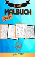 Kinder Malbuch Tiere