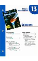 Holt Chemistry Chapter 13 Resource File: Solutions