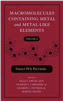 Macromolecules Containing Metal and Metal-Like Elements, Group Iva Polymers