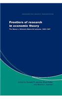 Frontiers of Research in Economic Theory