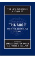 New Cambridge History of the Bible: Volume 1, from the Beginnings to 600