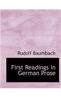 First Readings in German Prose: (English)