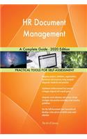 HR Document Management A Complete Guide - 2020 Edition