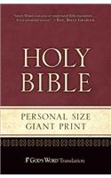 Gw Personal Size Giant Print Burgundy Duravella