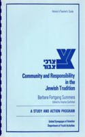 Tzorchei Tzibbur: Community and Responsibility in the Jewish Tradition
