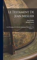 Testament De Jean Meslier