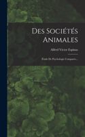 Des Sociétés Animales