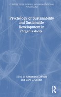 Psychology of Sustainability and Sustainable Development in Organizations