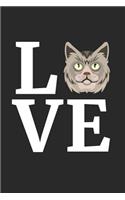 Siberian Cat Notebook - I Love My Siberian Cat Cute Cat Lover Gift - Siberian Cat Journal