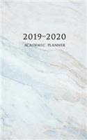 2019-2020 Academic Planner: Small Weekly and Monthly Planner with Marble Cover, Volume 3 (July 2019 - June 2020)