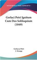 Gerlaci Petri Ignitum Cum Deo Soliloquium (1849)