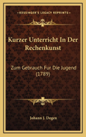 Kurzer Unterricht In Der Rechenkunst