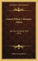 General William T. Sherman's Address