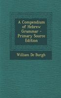 A Compendium of Hebrew Grammar - Primary Source Edition: (English)