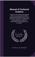 Manual of Technical Analysis