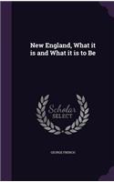 New England, What It Is and What It Is to Be