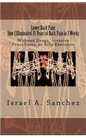 Lower Back Pain: How I Eliminated 35 Years of Back Pain in 3 Weeks: Without Drugs, Invasive Procedures, or Silly Exercises