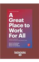 A Great Place to Work for All