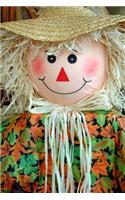 Journal Cute Fall Scarecrow: (Notebook, Diary, Blank Book)