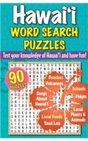 Hawaii Word Search Puzzles