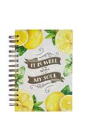 Journal Wirebound Lemon Well W