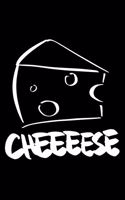 Cheese Notebook: Wide Ruled Line Paper Pages Journal 6 x 9 Inches (15,2 x 22,9 cm) - Coffee Gourmet Gift Idea - Diary, Photo Album or Recipes Booklet