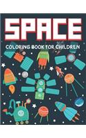 Space Coloring Book for Children