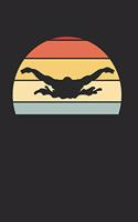 Schwimmen Schwimmer Notizbuch
