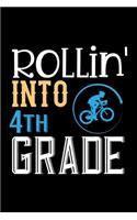 Rollin' into 4th Grade: Awesome Teacher Journal Notebook - Planner, Inspiring sayings from Students, Teacher Funny Gifts Appreciation/Retirement, (Pre-K, Kindergarten & Ele