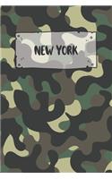 New York: Ruled Travel Diary Notebook or Journey Journal - Lined Trip Pocketbook for Men and Women with Lines