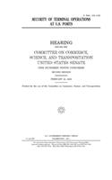Security of terminal operations at U.S. ports
