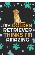My Golden Retriever Thinks I'm Amazing