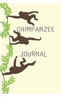 Chimpanzee Journal: Book Gifts For Women Men Kids Teens Girls Boys, (110 Pages, Lined, 6 x 9)