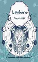 Newborn baby books: Blue Bear Design, Baby's Eat, Sleep & Poop Journal, Log Book, Baby's Daily Log Book, Breastfeeding Journal, Baby Newborn Diapers, Childcare Report B