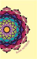 Blank Notebook: 5 x 8, 80 Pages, Unique Mandala Designs for Cover, Blank book, Recipe, Planner, Journal to Write in Classic Notebook Ruled Diary for Men Women Write