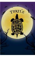 Turtle Notebook Halloween Journal