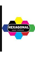 Hexagonal Paper NoteBook: 1/4 inch hexagons (.25) for organic chemistry, 110 pages, 8.5 X 11