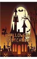 Halloween Sketchbook: Kids Halloween Sketchbook 6" x 9" 40 Pages Of Sketch Paper, Draw Your Own Pumpkins, Witches, Ghosts, Zombies Etc
