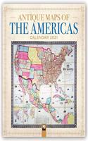 Antique Maps of the Americas Wall Calendar 2021 (Art Calendar)