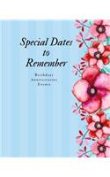 Special Dates to Remember