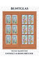 Detail-Malbücher (Buntglas)