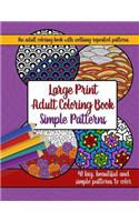 Large Print Adult Coloring Book