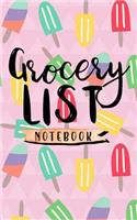 Grocery List Notebook