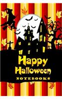 Happy Halloween Notebooks: Halloween Giftsmessages and Quotes6x 9 Lined Notebookwork Book Planner Special Notebook Gifts for Everyone 100 Pages (Volume 13)