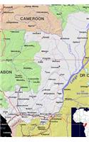 Modern Day Color Map of the Nation Congo in Africa Journal: Take Notes, Write Down Memories in this 150 Page Lined Journal