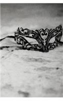 Lace Mask - Lined Notebook with Margins: 101 Pages, Medium Ruled, 6 x 9 Journal, Soft Cover