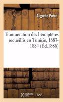 Enumération Des Hémiptères Recueillis En Tunisie, 1883-1884