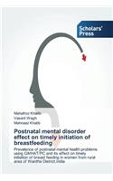 Postnatal mental disorder effect on timely initiation of breastfeeding
